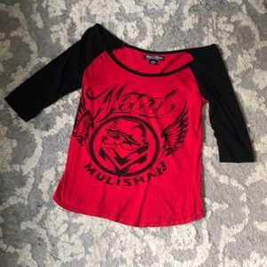 Metal mulisha off the should top